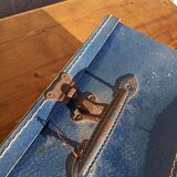 Set of 3 old cardboard suitcases