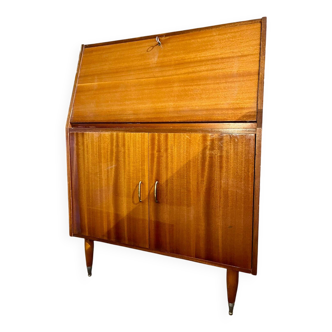 Vintage brown 70s secretary
