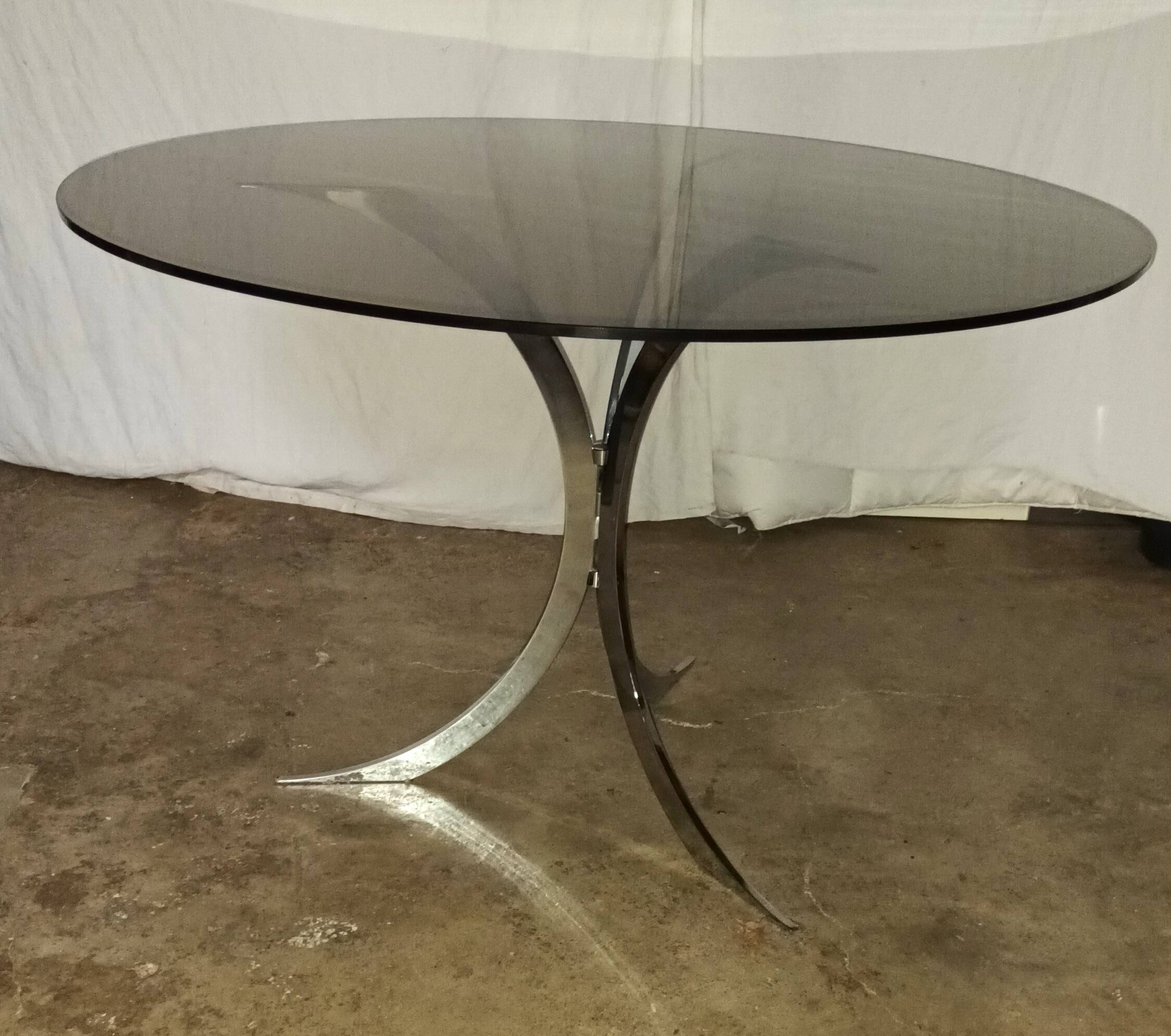 Boris Tabacoff's round table for Christofle, 1970s.