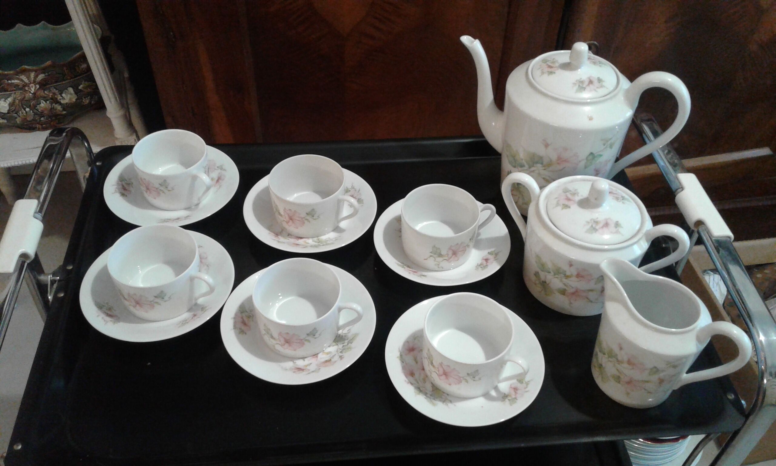 Porcelain coffee service Limoges