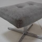A pair of swivel stools, Tabourets or footstools, Czechoslovakia, 1970s.
