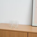 Set of four glasses, Danish design, 1970s, manufactured in Denmark