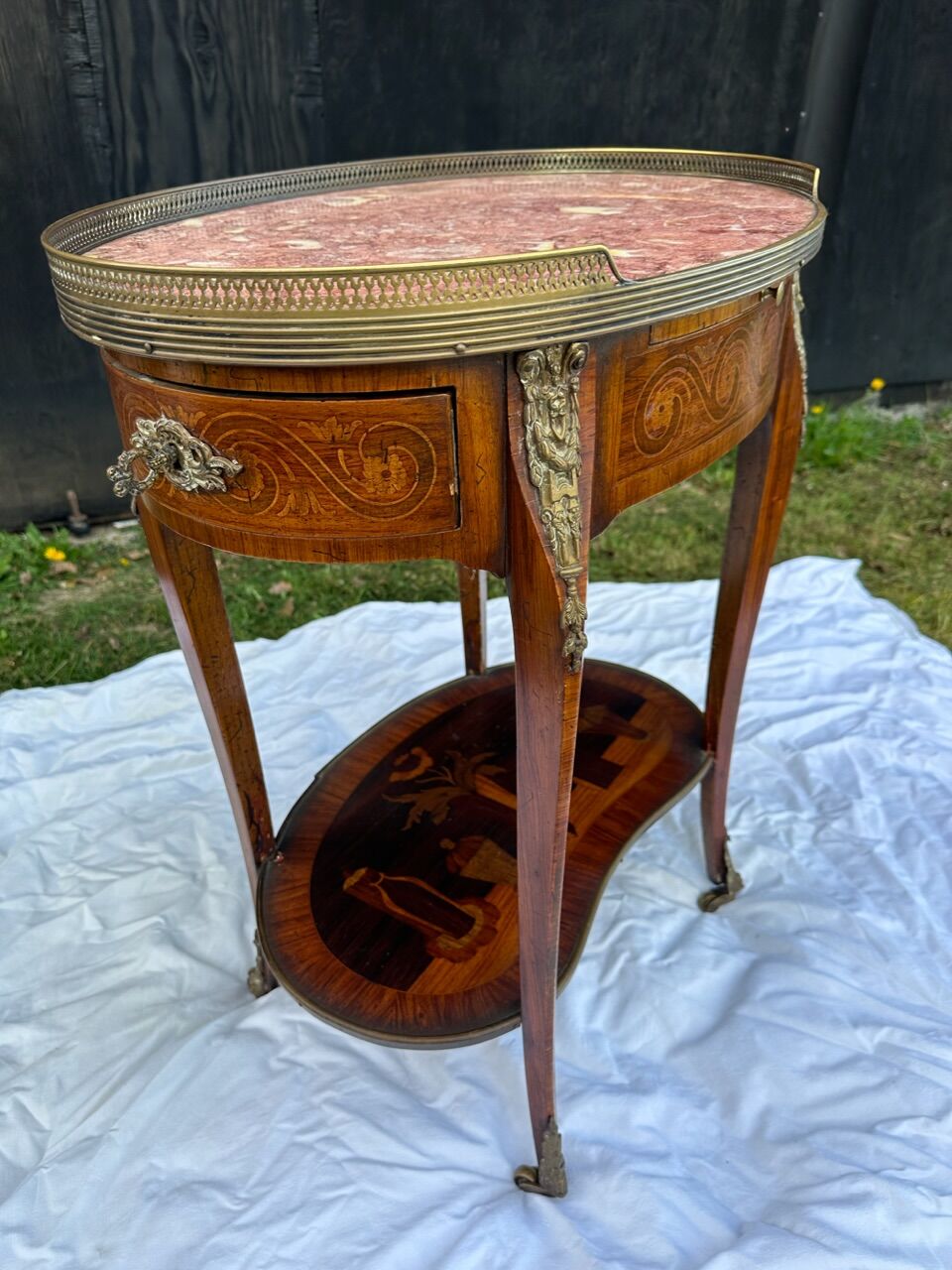 Console table called Cabaret Louis XVI style writing desk