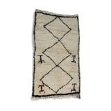 Beni ouarain carpets in wool 90 x 143