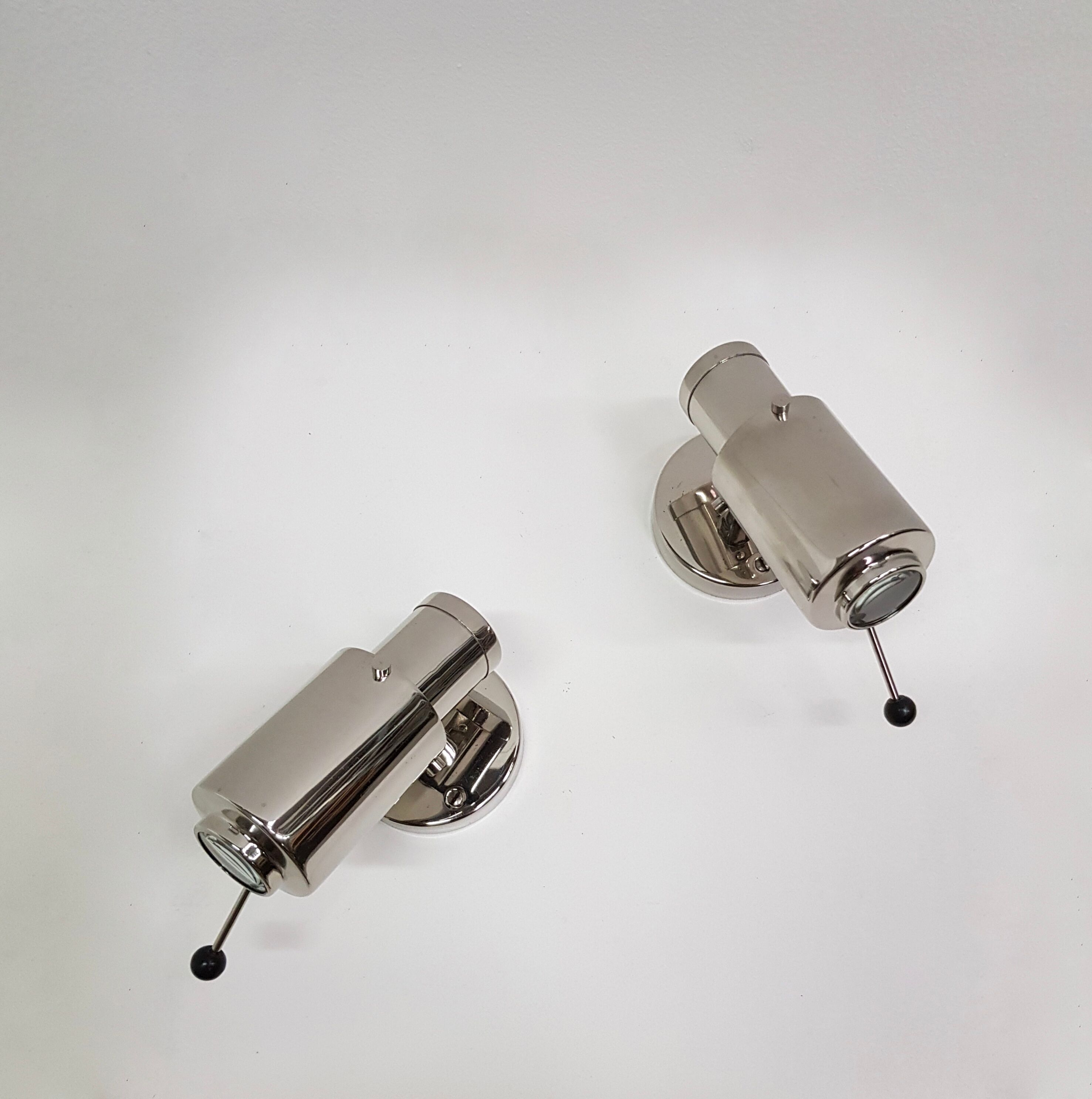 Pair of Zodiac wall light Jacques Biny for Lita 1950s