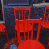Suite of 6 designer chairs 1980