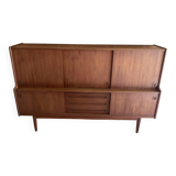 Buffet bas en teck portes coulissantes