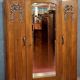 Art Deco period walnut armoire circa 1920-1940