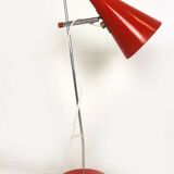 Red Table Lamp by Josef Hurka for Lidokov, 1970s