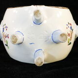 Old small pot cache or gardener in faience FIVES LILLE