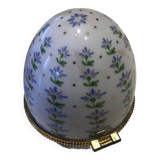 Egg-shaped porcelain box