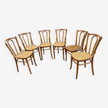 Chaises bistrot cannées Baumann