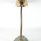 Vintage, lamp, lamp lamp bedside, lampe lamp table lamp metal and cast aluminum, shell, office, art deco lamp, table lamp