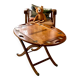 Boat table Butler in beech wood