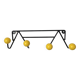 Vintage coat rack with ball hooks in Feraud style.