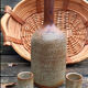 Vintage Pyrite Stoneware Bottle