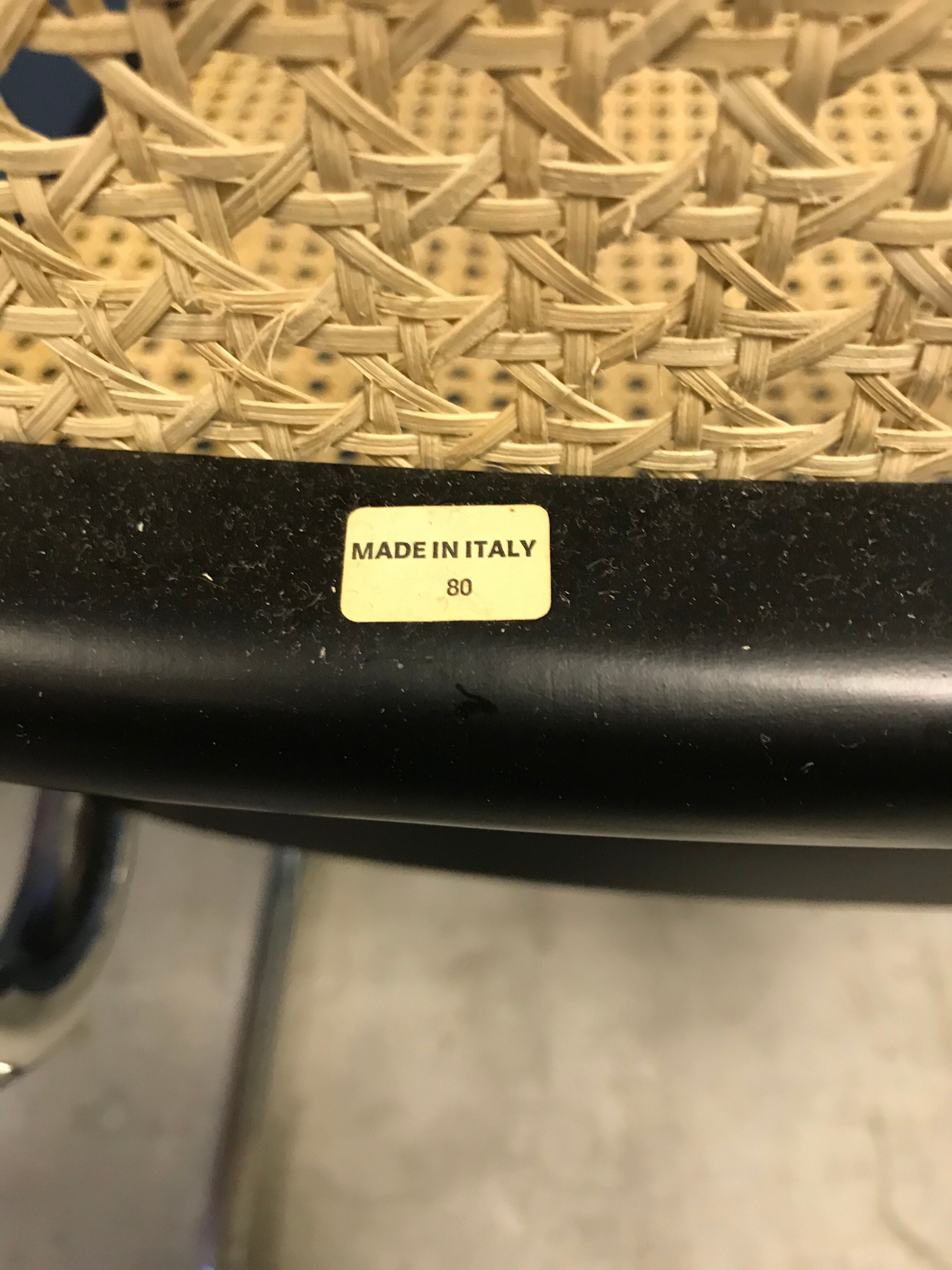 B64 Marcel Breuer armchair with canning