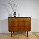 Small Danish chest of drawers from the 1960s in teak – 3 drawers