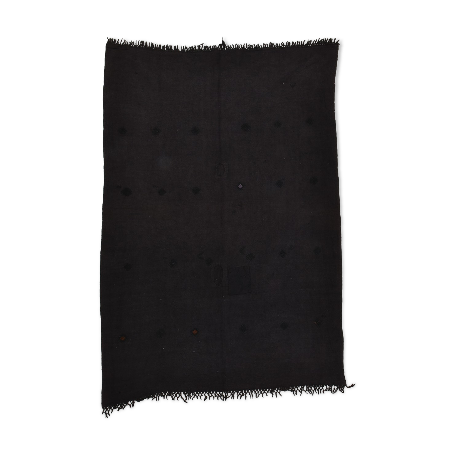 Polka Dot Vintage Hemp Rug 246x167cm