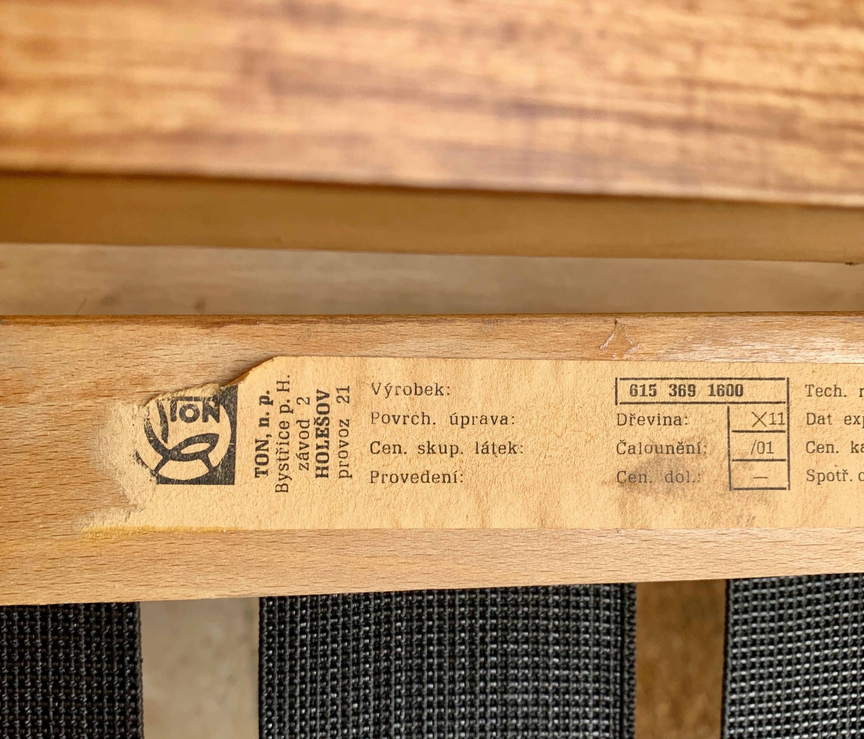 TON brand armchairs with new seats