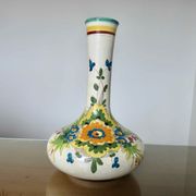 Italy vase in ceramic floral motif 60s