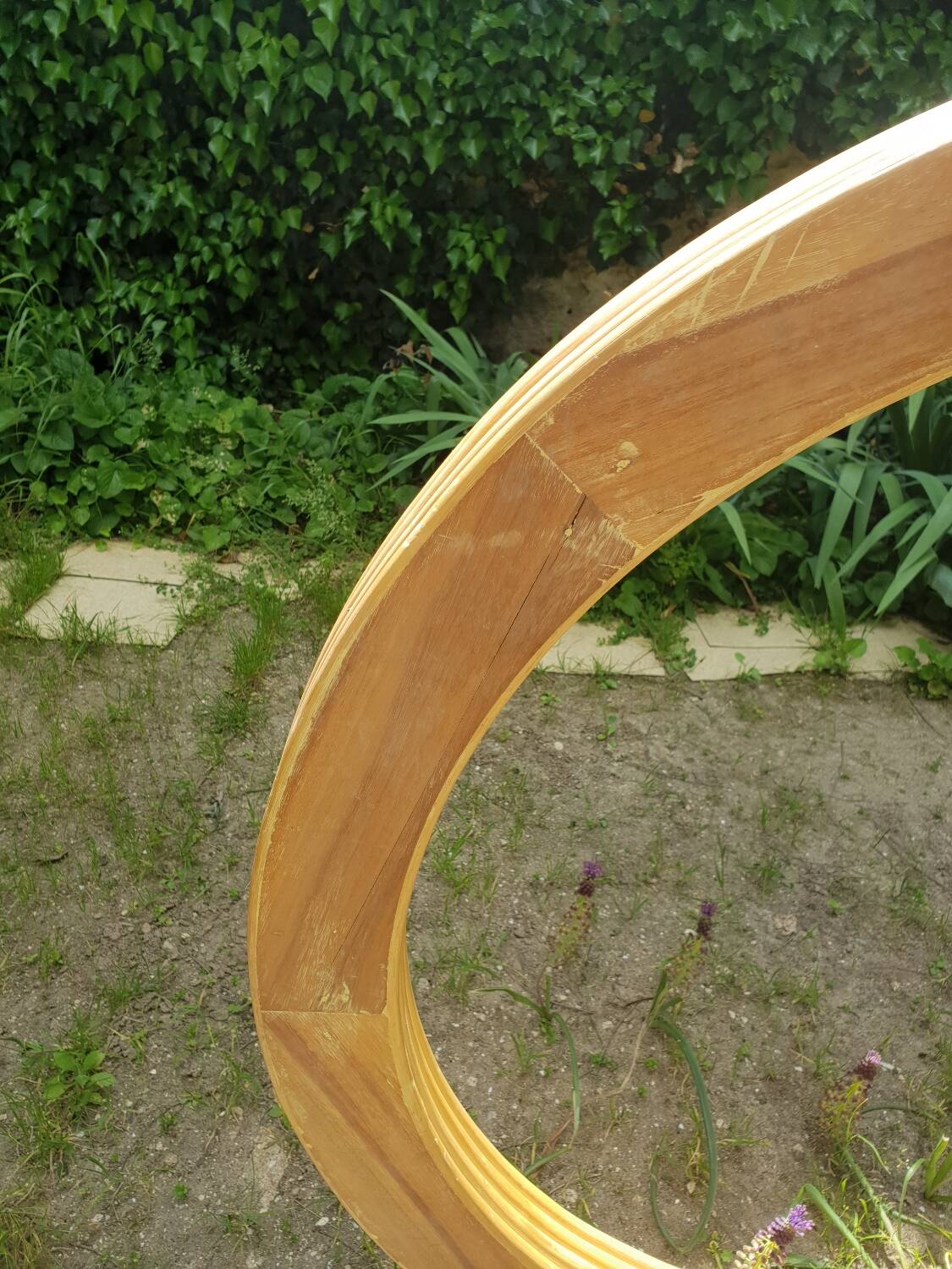 Rattan dining table 1980