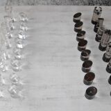 Michel Dumas chess game in altuglas 70s