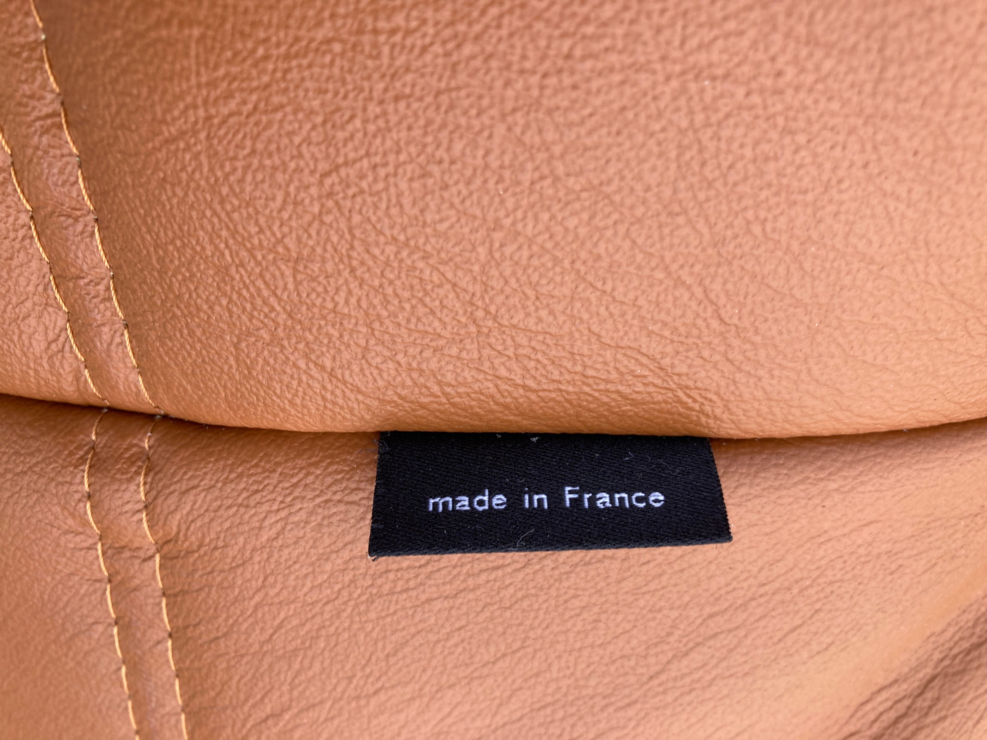 Ligne Roset Togo 2seater, Cognac Leather