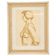 Classic female painting from the mid-century, wooden frame and linen, 1930s.