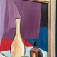 Huile sur toile originale suédoise – “Stilleben” par L. Norberg – Vintage et encadrée – 61 × 53 cm (24" × 20,9")