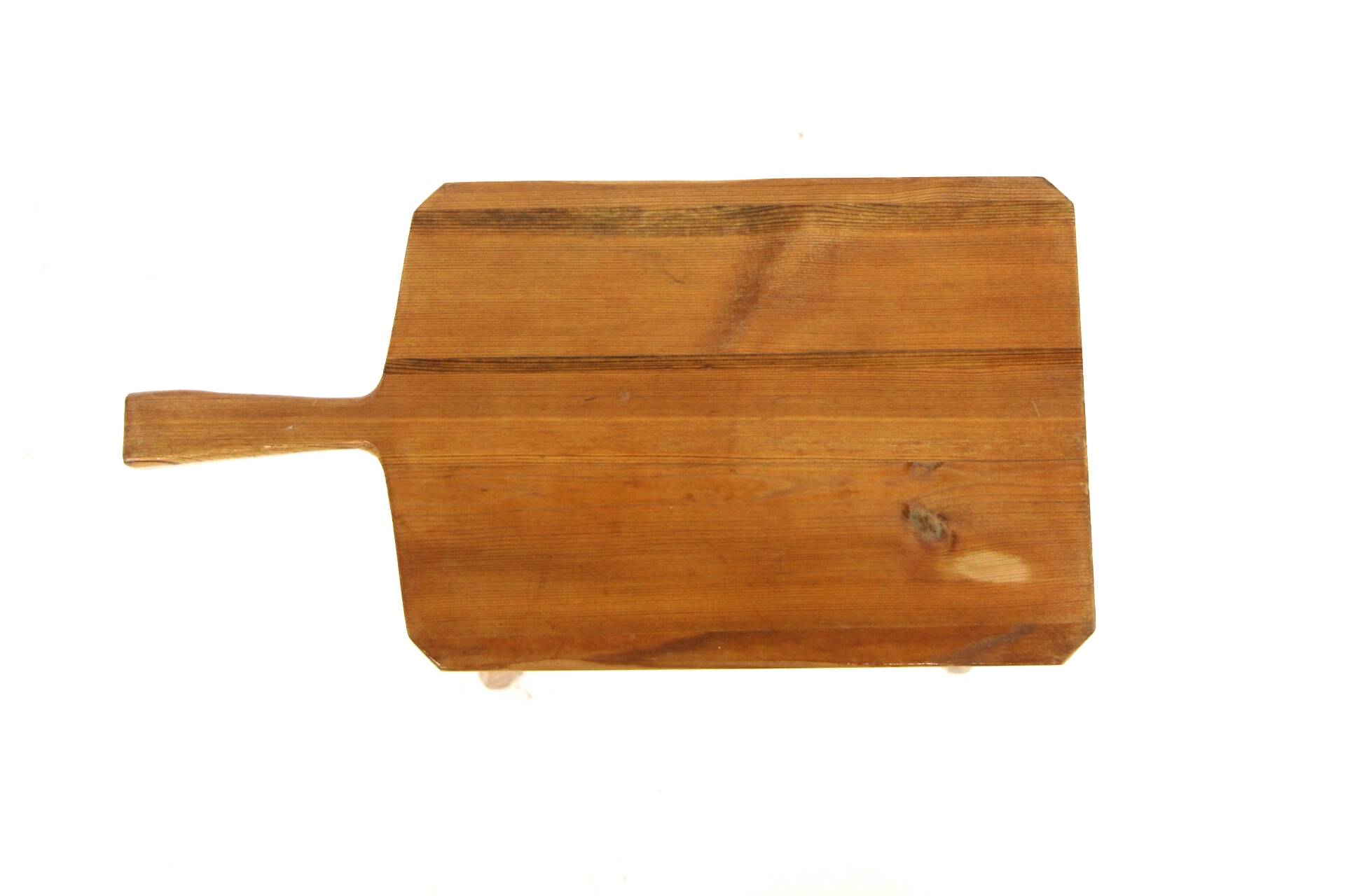 Scandinavian pine stool, Hemslöjd, Sweden, 1960