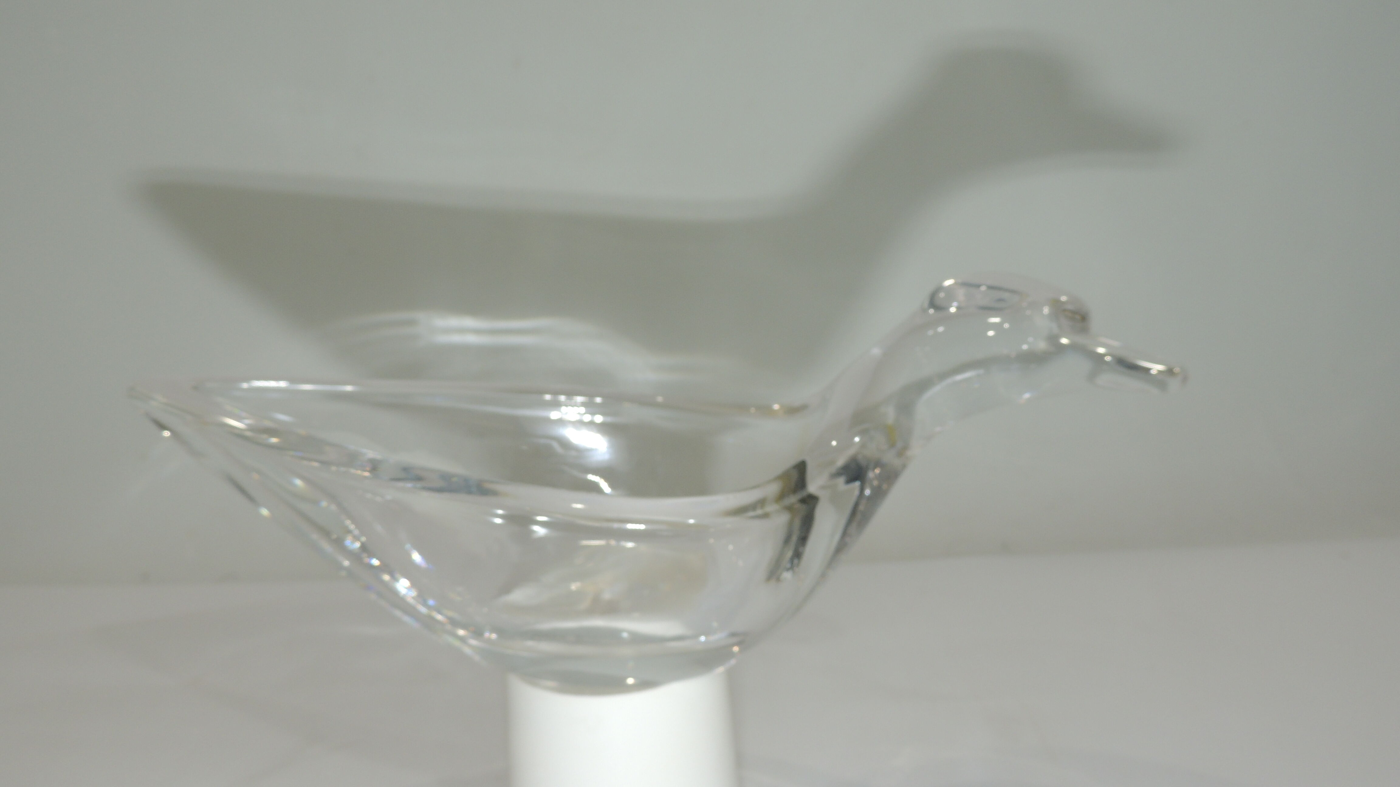 Vide poche « canard » de Vannes cristal vintage