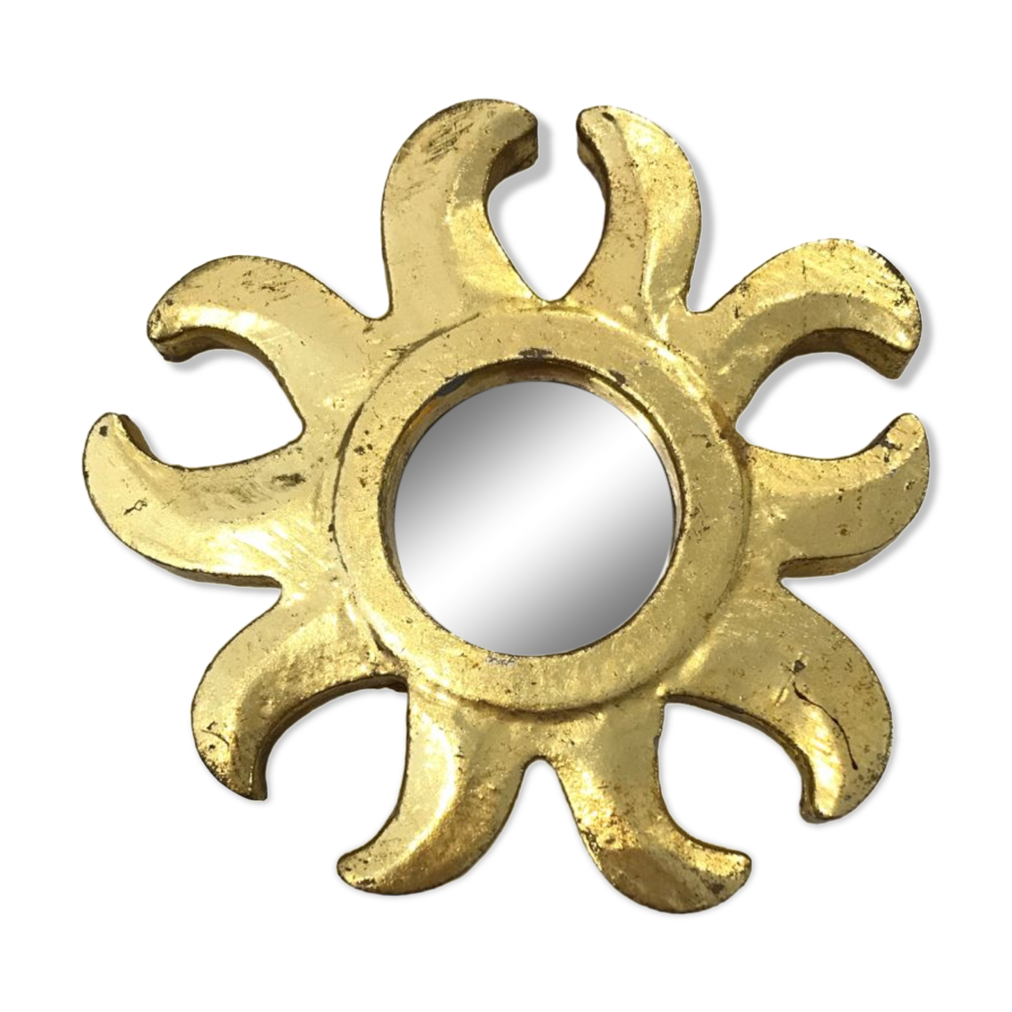 Golden sun mirror