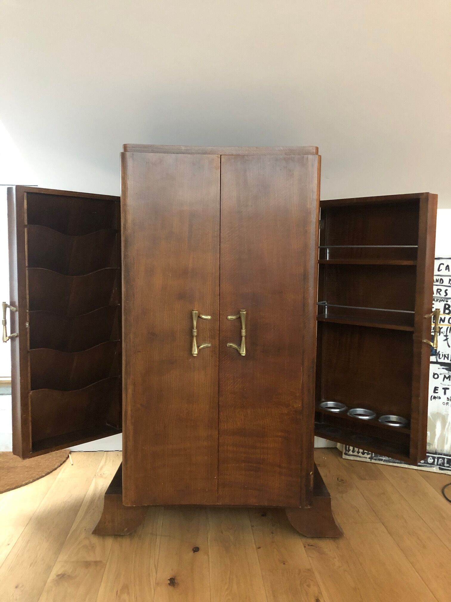 Armoire bar vintage 1960