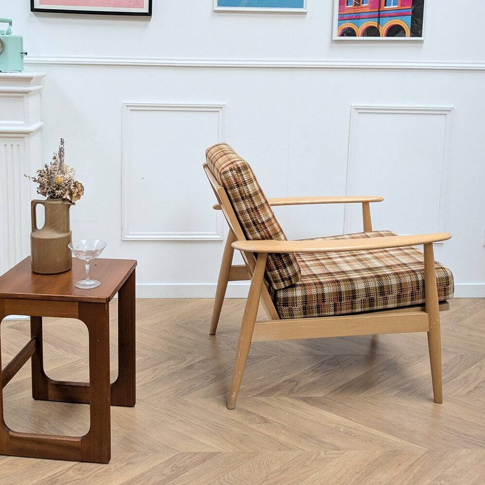 Fauteuil vintage scandinave années 70