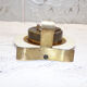 FRANCE 1950 - Charming little Vintage JAZ Alarm Clock - Torsic Cristaglas