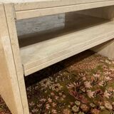 Travertine TV cabinet from the 70s
