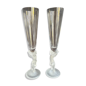 Champagne flutes Amour de Deutz sold in sets of 2.
