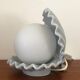 Vintage ceramic shell lamp