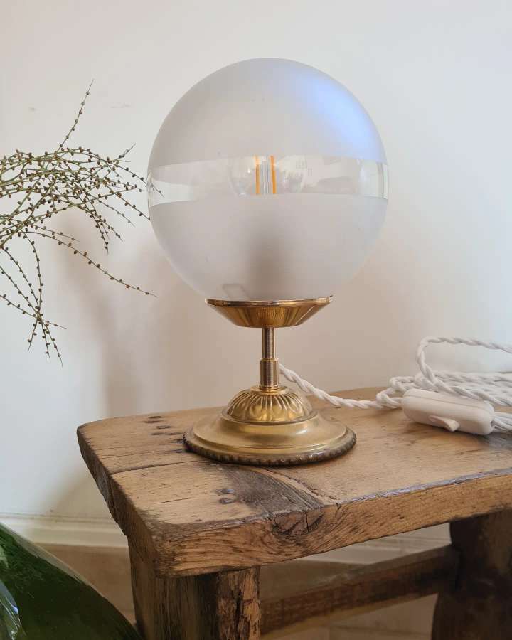Lampe sphère années 70