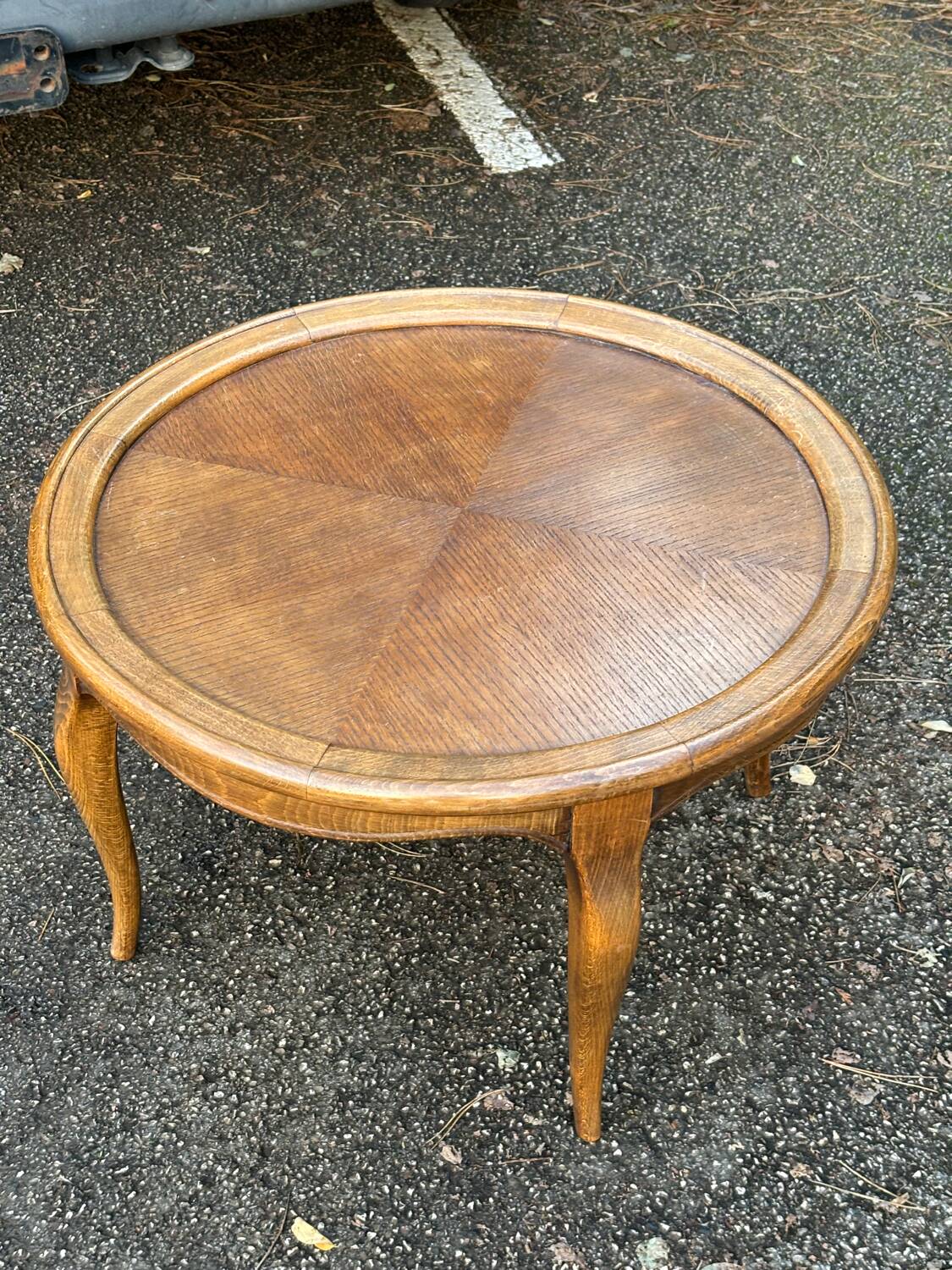 Louis XV style inlaid coffee table
