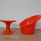 Skopa Lounge Chair and Table, Ole Gjerløv Knudsen & Torben Lind, Ikea, 1970s