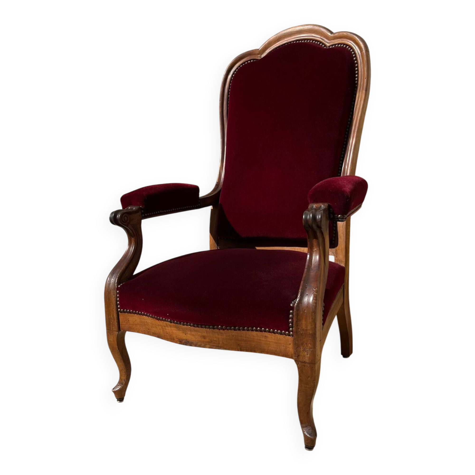 Antique Voltaire armchair