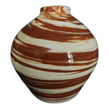 Vintage mixed clay vase