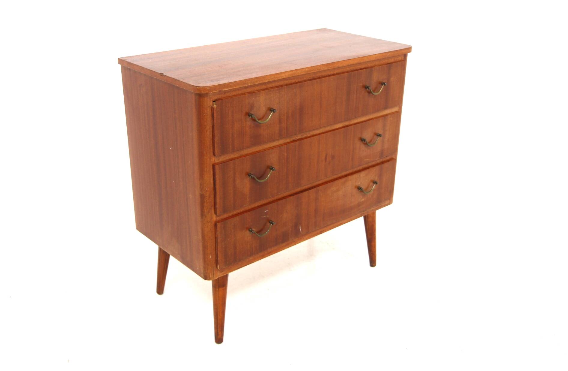Scandinavian mahogany chest of drawers, Sweden, 1950