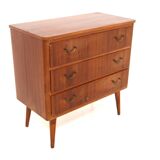 Scandinavian mahogany chest of drawers, Sweden, 1950