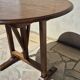 Petite table vigneronne ronde rabatable