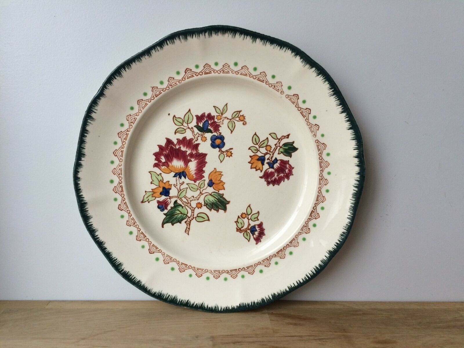 Flat plate décor Shanghai Longwy France