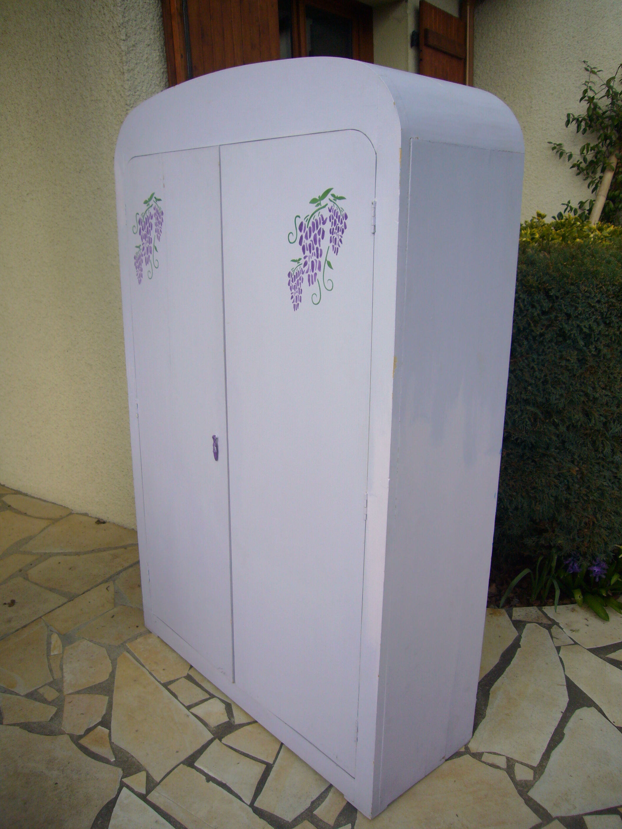 Art Deco style bookcase cabinet