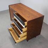 Oak chest of drawers from the 1960s by Jiri Jiroutek, Czechoslovakia